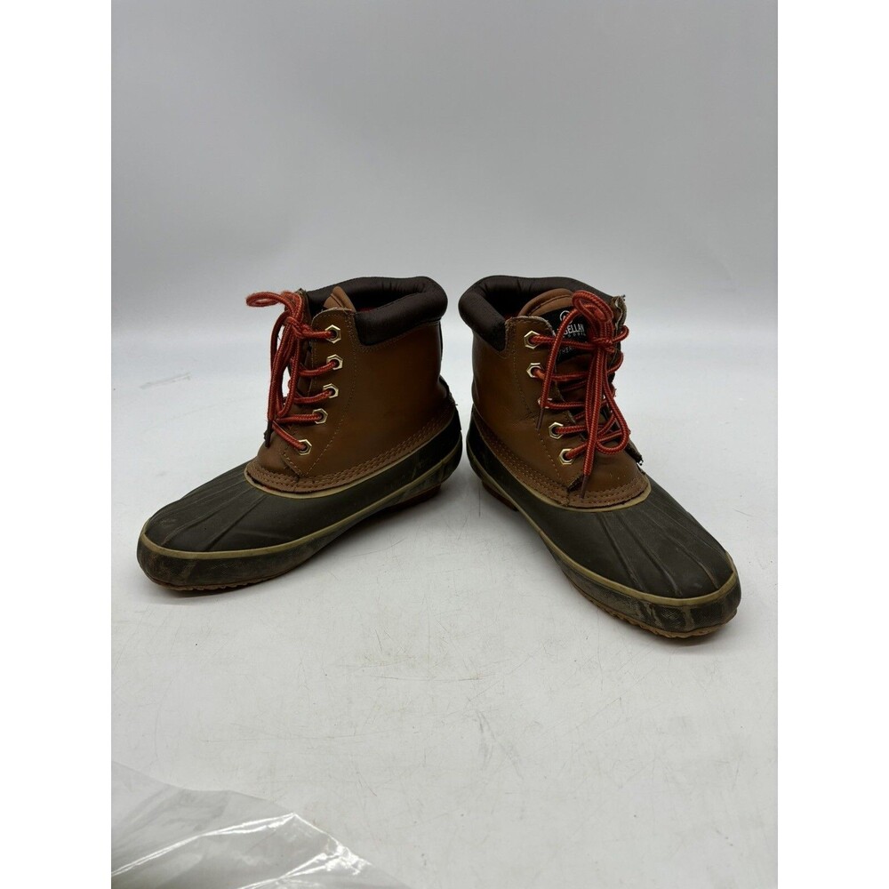 Magellan Outdoors Women’s Waterproof Duck Boots Size 7 Leather READ Description